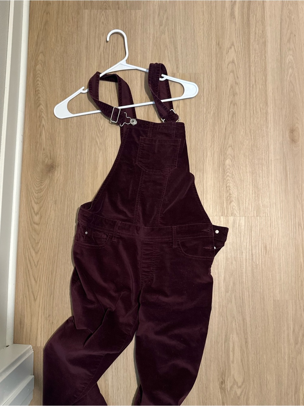 Abercrombie and Fitch Burgundy Corduroy Kids Overalls 15/16